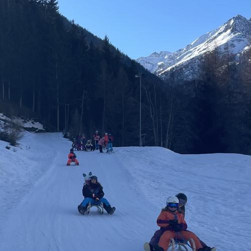 Rodeln Würfelehütte 1. Klassen