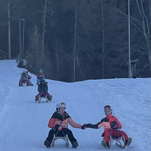 Rodeln Würfelehütte 1. Klassen